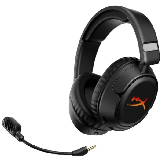 Auriculares HyperX Cloud Flight 2 inalámbricos Bluetooth Gaming RGB ANC micrófono extraíble Negro