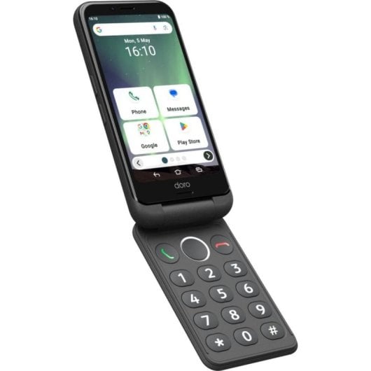 Doro Aurora A20 4 Go 64 Go 4,5" IPS 4G Double SIM NFC IP54 Android 14 Graphite