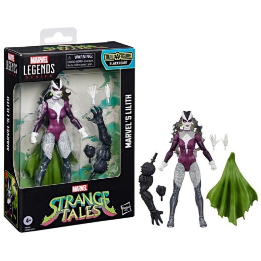 Actionfigur Hasbro Marvel Legends Series Strange Tales Lilith 20 Bewegliche Gelenke Multicolor