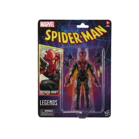 Figur Hasbro Marvel Spider-Man Spider-Shot Multicolor 6 Zubehörteile