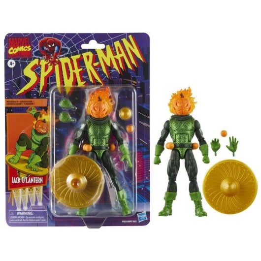 Spielfigur Hasbro Marvel Spider-Man Jack O'Lantern Multicolor Zubehör