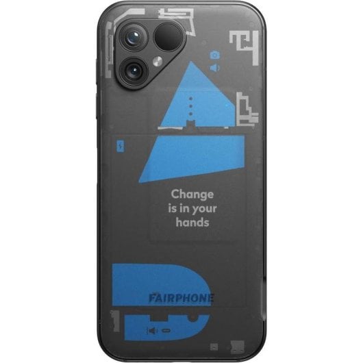 Fairphone 5 8 Go 256 Go 6,46" OLED 5G Dual SIM Caméra 50 MP NFC IP55 Android 13 Transparent