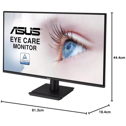 Monitor ASUS VA27AQ 27" QHD 75Hz IPS HDR10 Altifalantes 1ms