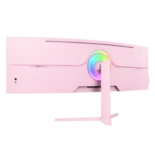 Monitor AROZZI Nova 49" Dual QHD 165Hz VA Curvo 4ms Altura Ajustável USB Rosa