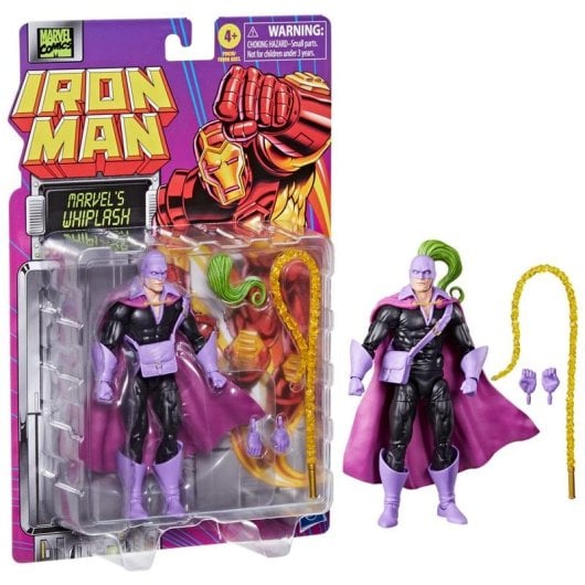 Figura Marvel Hasbro Legends Series Whiplash Multicolor Articulada 15 cm