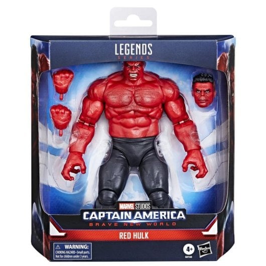 Figur Hasbro Marvel Legends Series Red Hulk Captain America Brave New World Zubehör