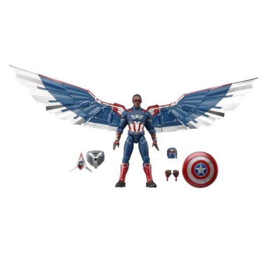 Spielfigur Hasbro Marvel Legends Series Captain America 20 Gelenkpunkte Multicolor