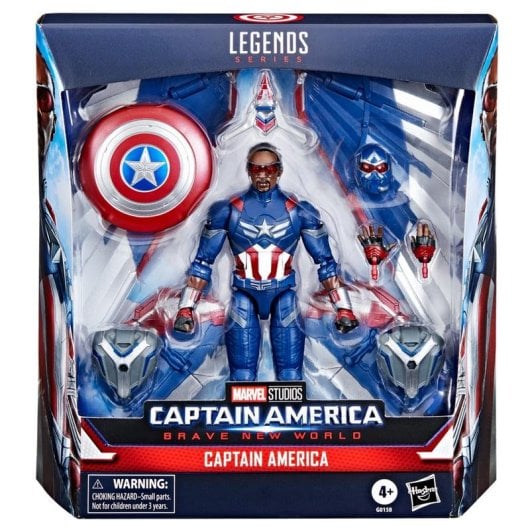 Spielfigur Hasbro Marvel Legends Series Captain America 20 Gelenkpunkte Multicolor