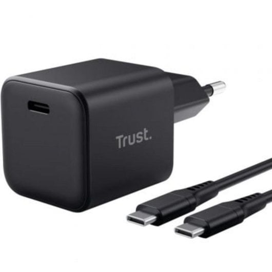 Caricatore Trust Maxo 65W GaN USB-C con Cavo 2m Nero Compatto