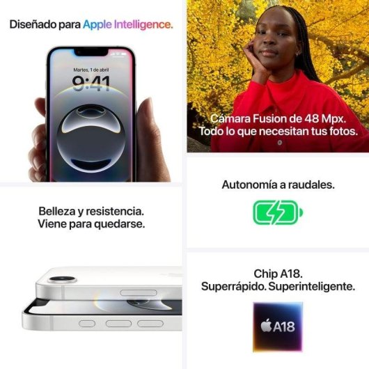 Apple iPhone 16e Nero 128 GB Dual SIM