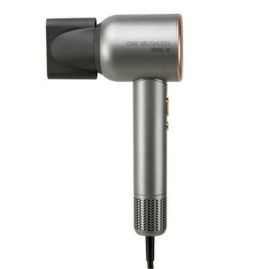 Ionen Föhn Orbegozo SE 1880 1800W 3 Temperaturstufen 2 Geschwindigkeiten Brushless Silber mit Zubehör