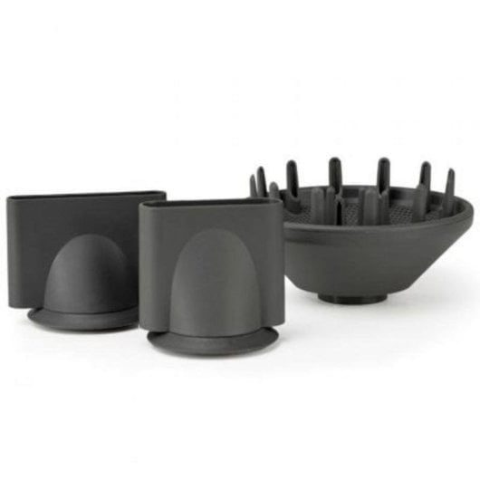 Ionen Föhn Orbegozo SE 1880 1800W 3 Temperaturstufen 2 Geschwindigkeiten Brushless Silber mit Zubehör