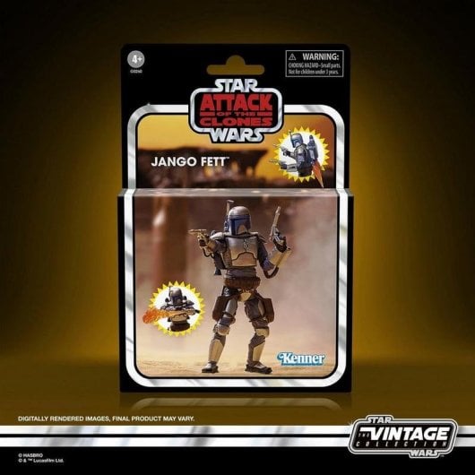 Figura de Ação Hasbro Star Wars The Vintage Collection Jango Fett Multicolor com 7 Acessórios