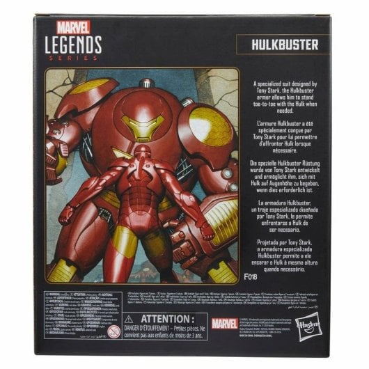 Actionfigur Hasbro Marvel Legends Hulkbuster Gold Rot 23 cm inkl. 7 Zubehör