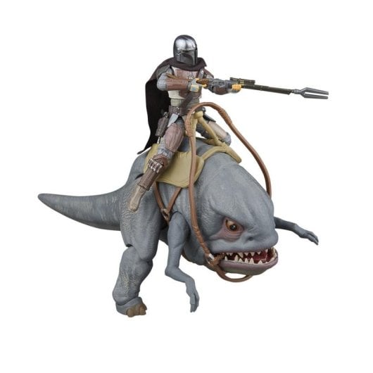 Figura de juguete Hasbro Star Wars The Vintage Collection Blurrg y The Mandalorian pack multicolor