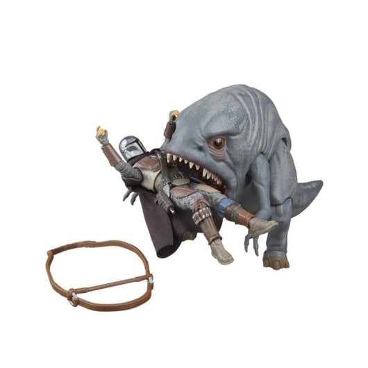 Figura de juguete Hasbro Star Wars The Vintage Collection Blurrg y The Mandalorian pack multicolor