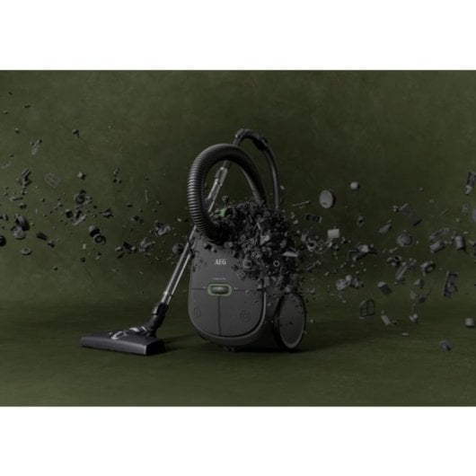 Aspiradora de tambor AEG AB61C2OKO 650 W Filtro higiénico bolsa 3,5 L