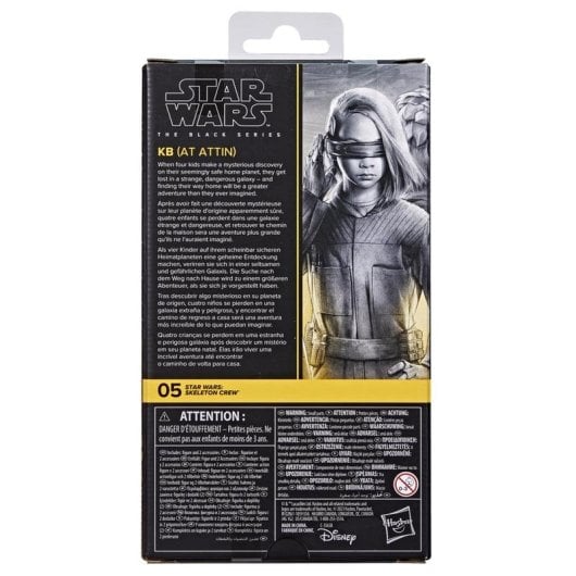 Figur Hasbro Star Wars The Black Series KB (At Attin) Multicolor Zubehör