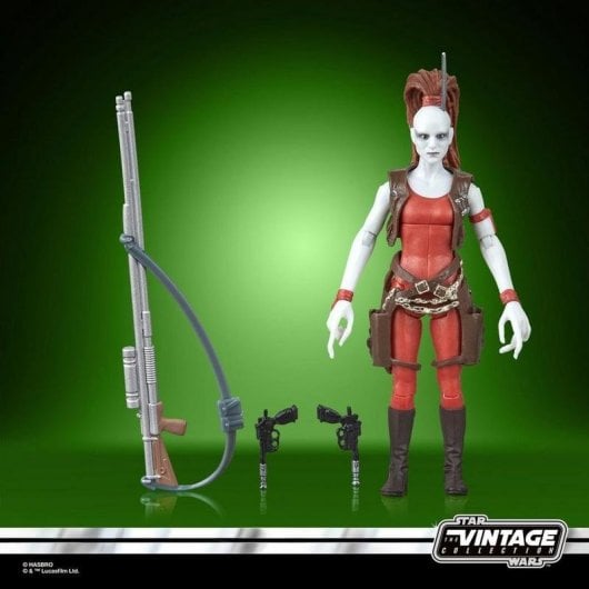 Figur Hasbro Star Wars The Vintage Collection Aurra Sing Multicolour Zubehör