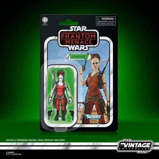 Figur Hasbro Star Wars The Vintage Collection Aurra Sing Multicolour Zubehör