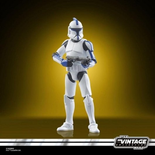 Figura Hasbro Star Wars The Vintage Collection Clone Trooper Lieutenant Multicolor 95 mm