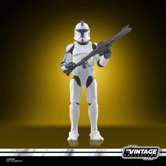 Figurine Hasbro Star Wars The Vintage Collection Clone Trooper Lieutenant Multicolore