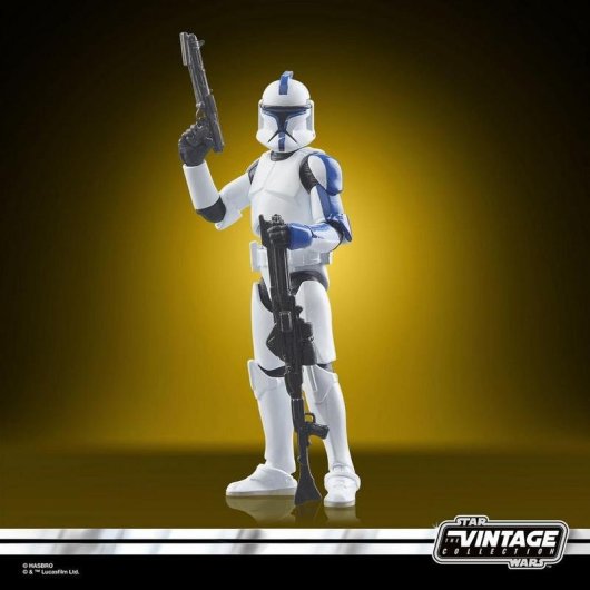Figura Hasbro Star Wars The Vintage Collection Clone Trooper Lieutenant Multicolor 95 mm