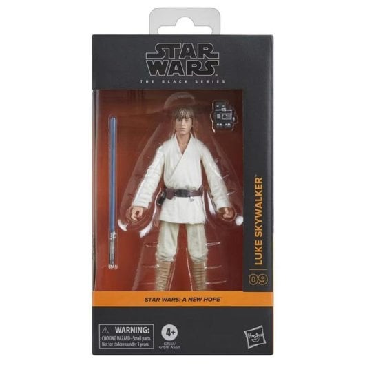 Figure de jouet Hasbro Star Wars The Black Series Luke Skywalker avec accessoires