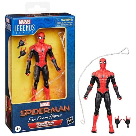 Figurine Hasbro Marvel Legends Series Spider-Man Costume Amélioré 20 articulations