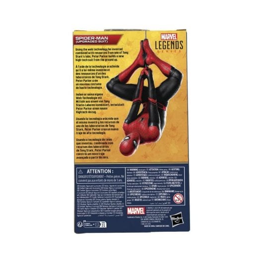 Figurine Hasbro Marvel Legends Series Spider-Man Costume Amélioré 20 articulations