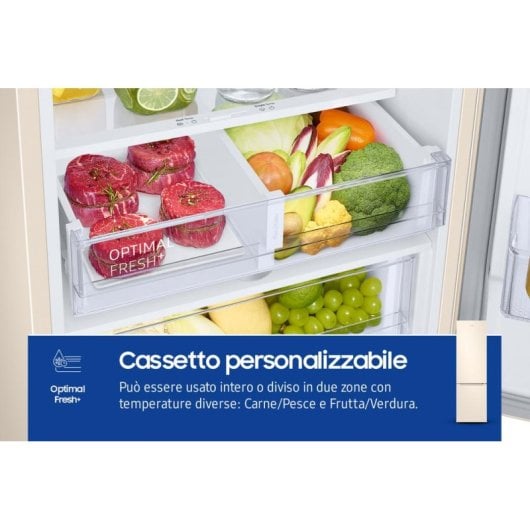 Réfrigérateur combiné Samsung RB38C603DEL No Frost 203 cm 390 L D Sable WiFi