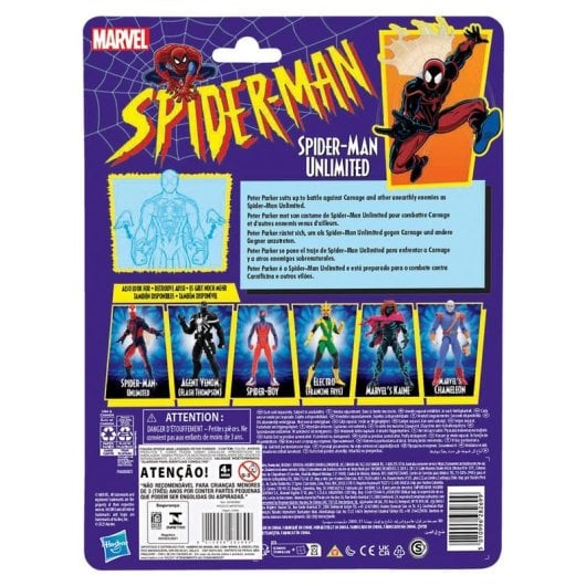 Spielfigur Hasbro Marvel Legends Series Spider-Man Unlimited Multicolor, 20 Gelenkpunkte