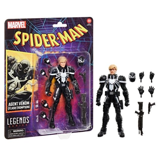 Spielfigur Hasbro Marvel Legends Agent Venom Flash Thompson Multicolor beweglich