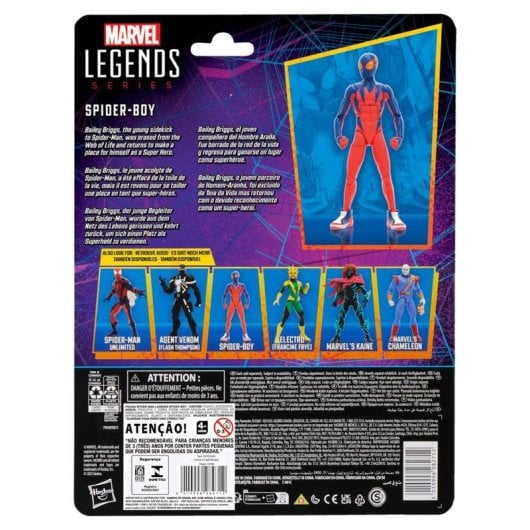 Spielfigur Hasbro Marvel Legends Series Spider-Boy Multicolor Bewegliche Teile