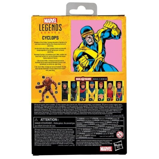 Spielfigur Hasbro Marvel Legends Series Cyclops 20 Gelenkpunkte Multicolor