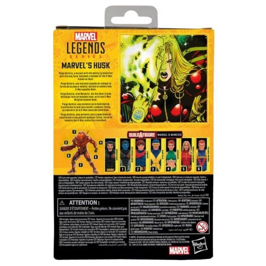 Spielfigur Hasbro Marvel Legends Series Husk Multicolor bewegliche Teile