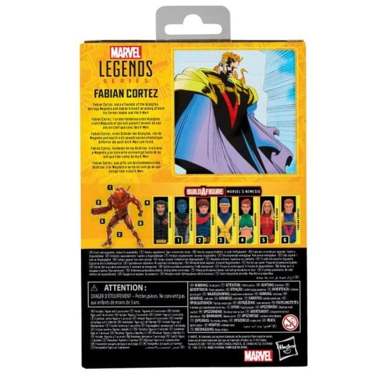 Figur Hasbro Marvel Legends Series Fabian Cortez Multicolor, beweglich, 150 mm