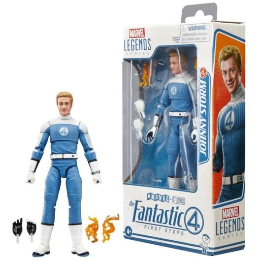 Figur Hasbro Marvel Legends Series Johnny Storm Multicolor Zubehören