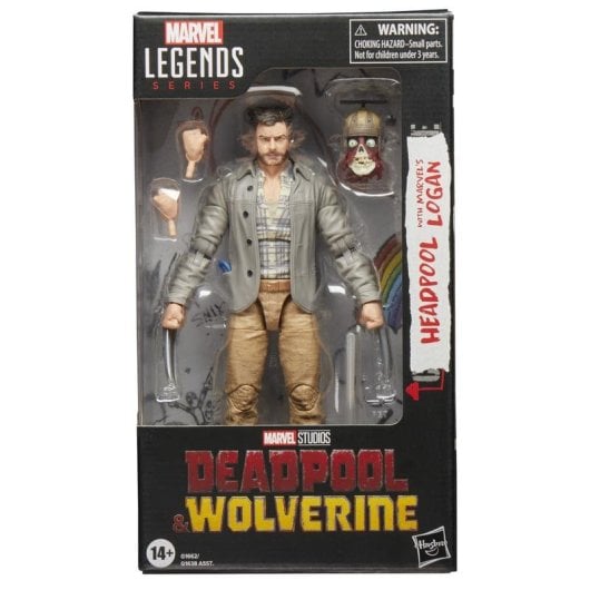 Figurine Hasbro Marvel Legends Series Headpool & Logan Multicolore Accessoires