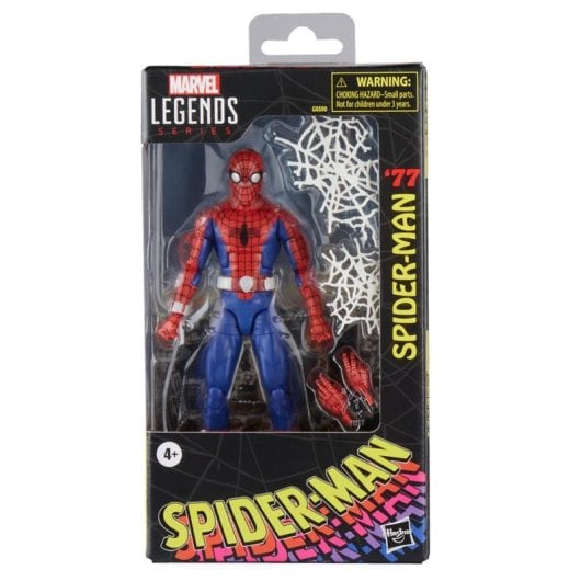 Actionfigur Hasbro Marvel Legends Series Spider-Man '77 mit Zubehör Multicolor