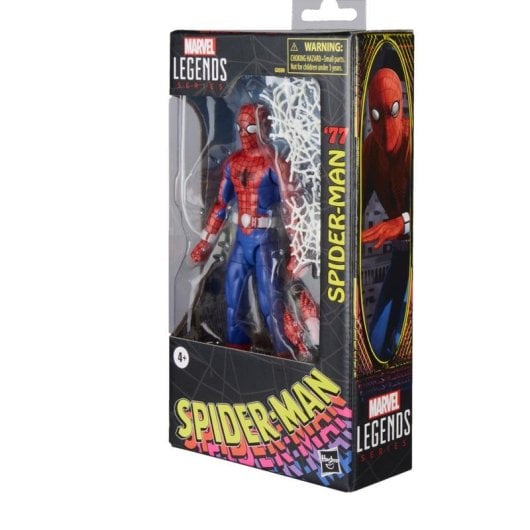 Actionfigur Hasbro Marvel Legends Series Spider-Man '77 mit Zubehör Multicolor