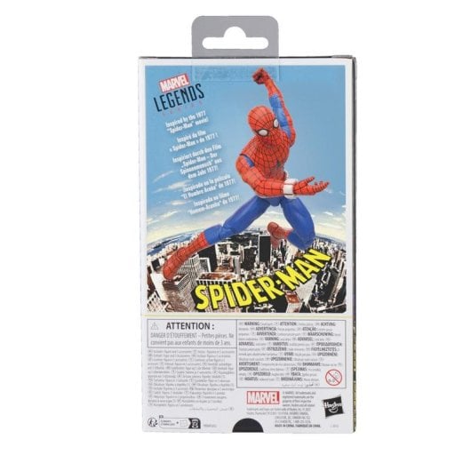 Actionfigur Hasbro Marvel Legends Series Spider-Man '77 mit Zubehör Multicolor
