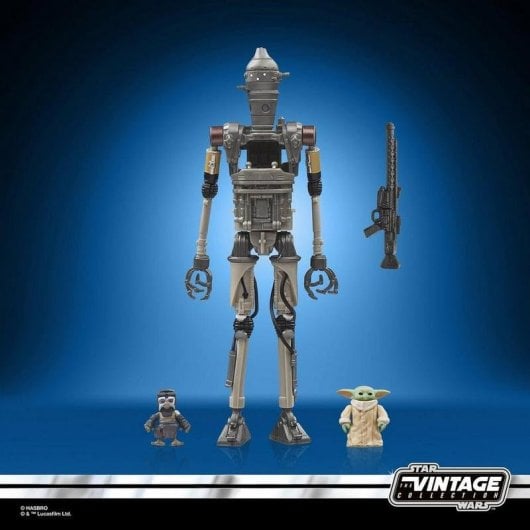 Figure Hasbro Star Wars The Vintage Collection IG-12 Grogu Anzellan Multicolore