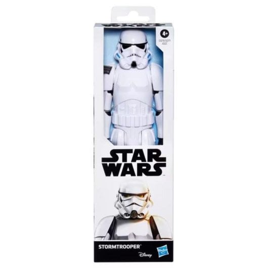 Figurine Hasbro Star Wars Titan Hero Series Stormtrooper blanc noir