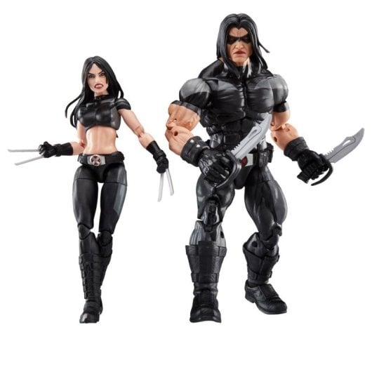 Figurine Hasbro Marvel Legends Series X-Force X-23 & Warpath articulation 20 points