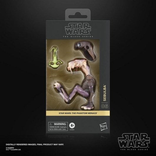 Figur Hasbro Star Wars The Black Series Sebulba Multicolour 15 cm Zubehör