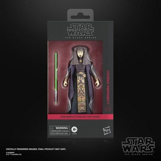 Figurine Hasbro Star Wars The Black Series Luminara Unduli Multicolore