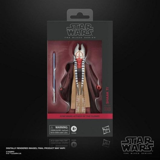 Figura de Ação Hasbro Star Wars The Black Series Shaak Ti Multicolor