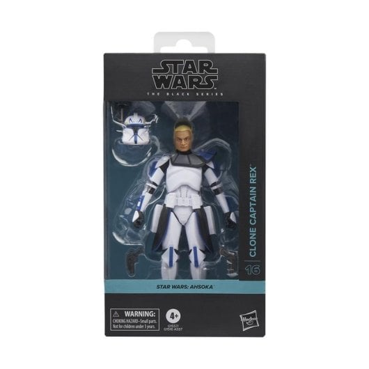 Figur Hasbro Star Wars The Black Series Clone Capitaine Rex Multicolor Zubehör