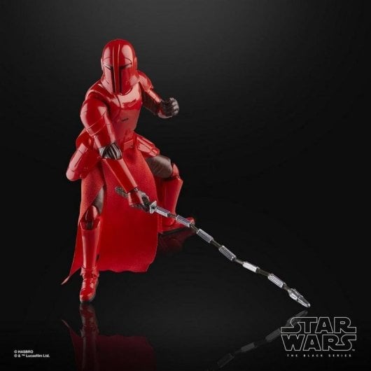 Figura da collezione Hasbro Star Wars The Black Series Imperial Praetorian Guard articolata 15 cm accessori